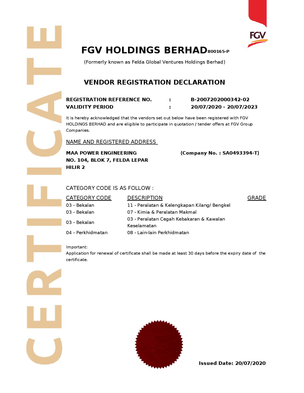 FGV Holdings